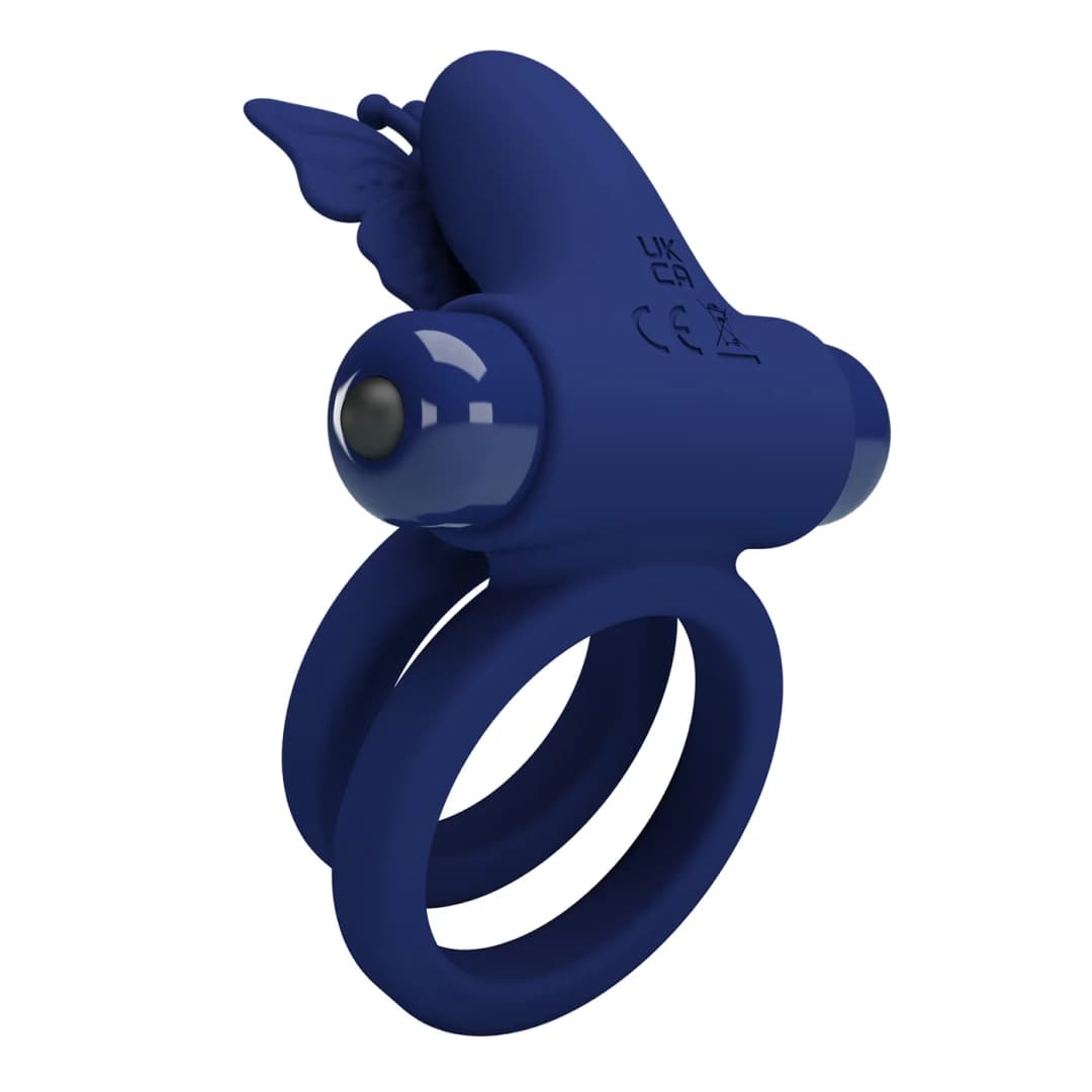 Ерекційне віброкільце PRETTE LOVE Powerful ring, 10 vibration functions — фото 1