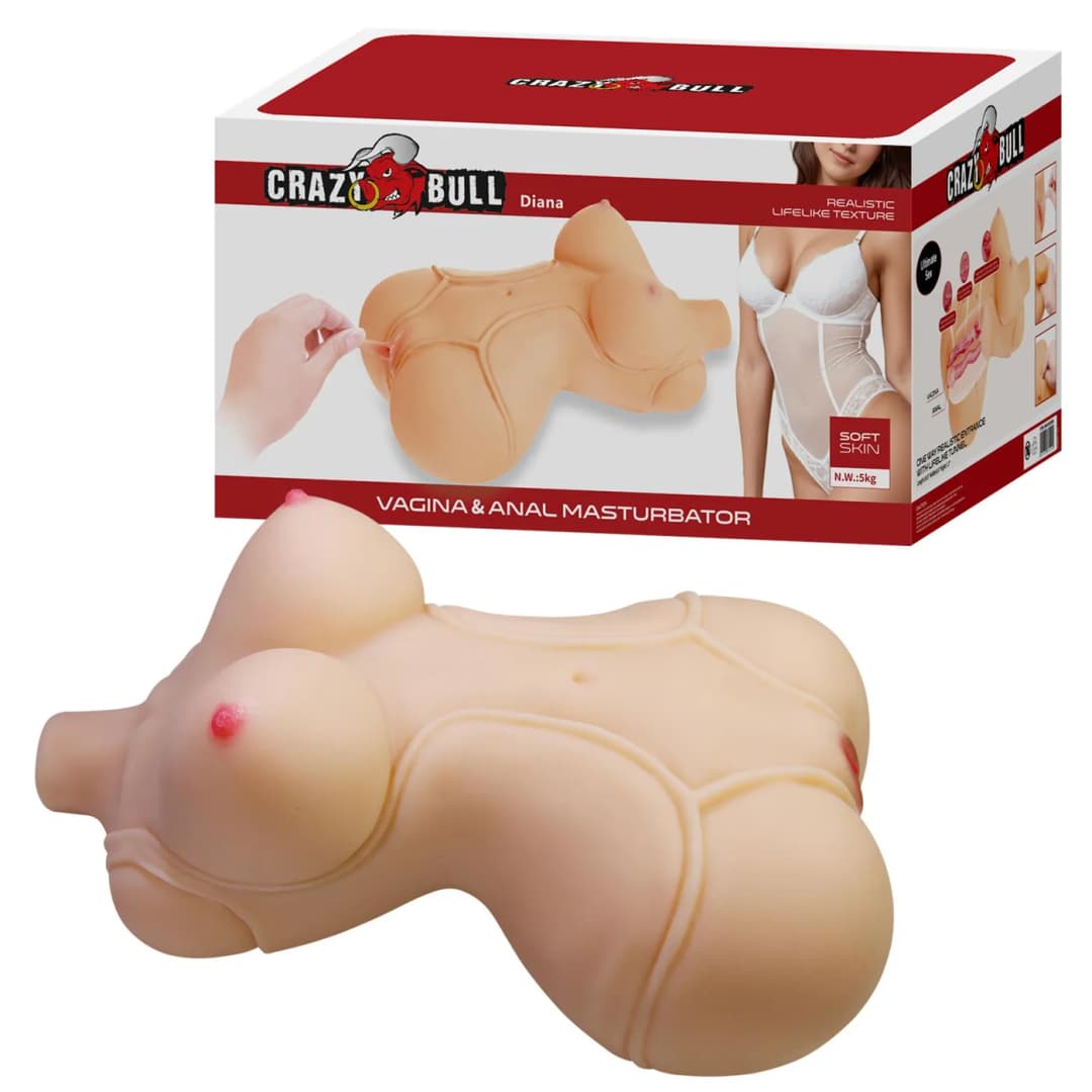 Мастурбатор Crazy Bull Diana Vagina & Anal — фото 1